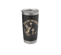 Fear Not for Behold Luke 2:10 Christian Emblem Stainless Steel Insulated Tumbler