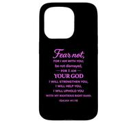 Fear Not For I Am With You Isaiah 41:10 Structure Faith God Case for iPhone 15 Pro