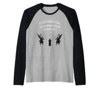 Fear Not Heaven's Army is with You 2 Kings 6:16 Spanish Raglan Baseball Tee