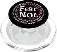 Fear Not Isaiah 41:10 Christian Faith & Strength Design PopSockets PopGrip for MagSafe