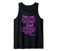 Fear Not Isaiah Forty 41:10 Scripture Bible Verse Uplifting Tank Top