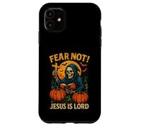 Fear Not Jesus Is LORD Christian Vintage Halloween 90s Retro Case for iPhone 11