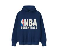 FEAR OF GOD ESSENTIALS logo hooded sweatshirt - Blue S-M