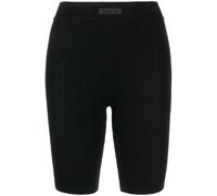 FEAR OF GOD ESSENTIALS logo-patch ribbed biker shorts - Black XXS-XS