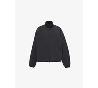 Fear of God Essentials Womens Black Funnel-neck Shell Bomber Jacket S