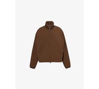 Fear of God Essentials Womens Wood Funnel-neck Shell Bomber Jacket S