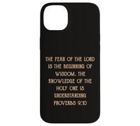 Fear of the Lord is Wisdom Understanding Proverbs 9:10 Case for iPhone 14 Plus