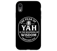 Fear of YAH Wisdom Begins Proverbs 9 Design Case for iPhone XR