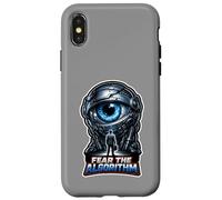 Fear The Algorithm Funny AI Programmer Developer Case for iPhone X/XS