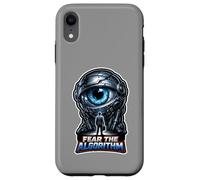 Fear The Algorithm Funny AI Programmer Developer Case for iPhone XR