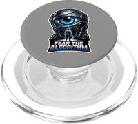 Fear The Algorithm Funny AI Programmer Developer PopSockets PopGrip for MagSafe