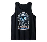 Fear The Algorithm Funny AI Programmer Developer Tank Top