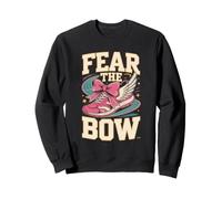 Fear The Bow Pink Wings Courage Quote Style Sweatshirt
