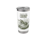 Fear the Chomp Florida Alligator Stainless Steel Insulated Tumbler