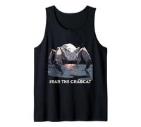 Fear The Crabcat - Funny Crab cat Cryptid Cryptozoology Tank Top