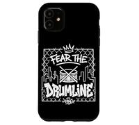 Fear The Drumline King Graffiti Marching Band Drummer Case for iPhone 11