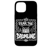 Fear The Drumline King Graffiti Marching Band Drummer Case for iPhone 15