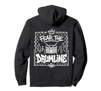 Fear The Drumline King Graffiti Marching Band Drummer Pullover Hoodie