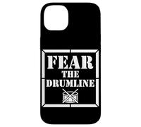 Fear The Drumline Stencil Marching Band Drummer Case for iPhone 14 Plus