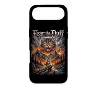 Fear the Fluff Epic Cat Volcano Lightning Fantasy Case for iPhone Air