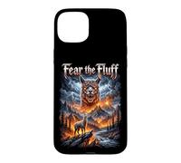 Fear The Fluff Llama Monster Evil Alpaca Case for iPhone 15 Plus