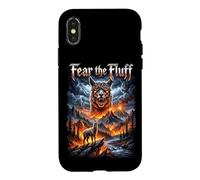 Fear The Fluff Llama Monster Evil Alpaca Case for iPhone X/XS
