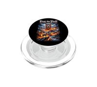Fear The Fluff Llama Monster Evil Alpaca PopSockets PopGrip for MagSafe