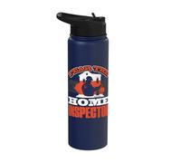 Fear The Home Inspector Building Inspector Stainless Steel Insulated Water Bottle