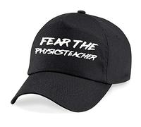 Fear The Physics Teacher Baseball Cap Gift Black