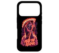Fear The Reaper - Flaming Grim Reaper Goth Case for iPhone 17 Pro