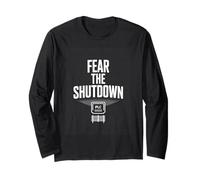 Fear The Shutdown PLC Programmer Automation Joke Long Sleeve T-Shirt