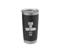 Fear The Shutdown PLC Programmer Automation Joke Stainless Steel Insulated Tumbler