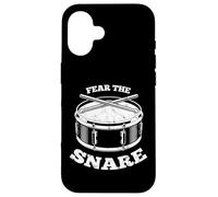 Fear The Snare - Cool Drummer Snare Drum Design Case for iPhone 16