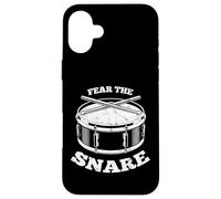 Fear The Snare - Cool Drummer Snare Drum Design Case for iPhone 16 Plus