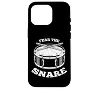 Fear The Snare - Cool Drummer Snare Drum Design Case for iPhone 16 Pro