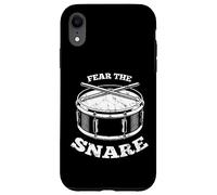 Fear The Snare - Cool Drummer Snare Drum Design Case for iPhone XR