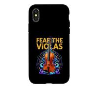 Fear The Violas Funny Orchestra Viola Music Case for iPhone X/XS