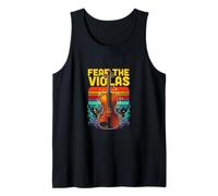 Fear The Violas Funny Orchestra Viola Music Tank Top