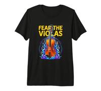 Fear The Violas Funny Viola Player Orchestra Premium T-Shirt