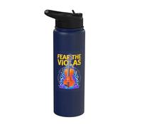 Fear The Violas Funny Viola Player Orchestra Stainless Steel Insulated Water Bottle