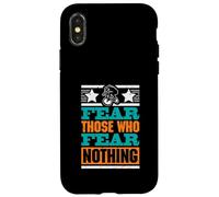 Fear Those Who Fear Nothing - Mens Kids Boys BMX Case for iPhone X/XS