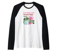Fearfully and Wonderfully Made Bible Quote Raglan Baseball Tee