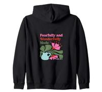 Fearfully and Wonderfully Made Bible Quote Zip Hoodie