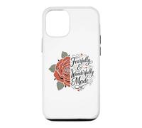 Fearfully And Wonderfully Made Boho Flower Rose Psalm 139 Case for iPhone 12/12 Pro