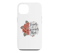 Fearfully And Wonderfully Made Boho Flower Rose Psalm 139 Case for iPhone 13