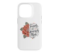 Fearfully And Wonderfully Made Boho Flower Rose Psalm 139 Case for iPhone 14 Pro