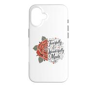 Fearfully And Wonderfully Made Boho Flower Rose Psalm 139 Case for iPhone 16