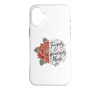 Fearfully And Wonderfully Made Boho Flower Rose Psalm 139 Case for iPhone 16 Plus