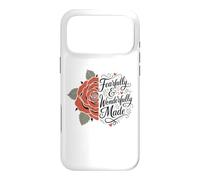 Fearfully And Wonderfully Made Boho Flower Rose Psalm 139 Case for iPhone 17 Pro Max
