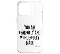 Fearfully and Wonderfully Made Psalm 139:14 Bible Worth Case for iPhone 16 Pro